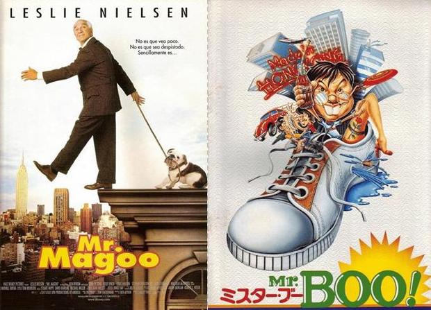 Curiosidades: Mr.Magoo (1997) - Mr.Boo (1976)