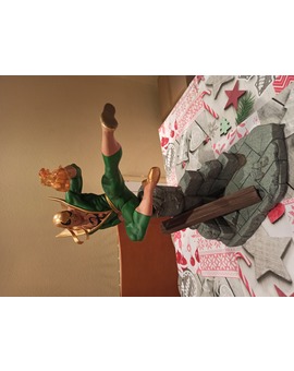 Iron fist statue