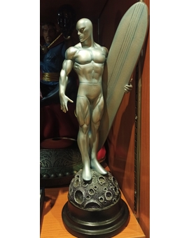 Silver surfer statue