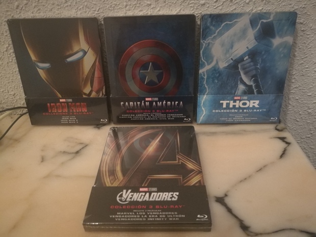 Trilogías steel Marvel
