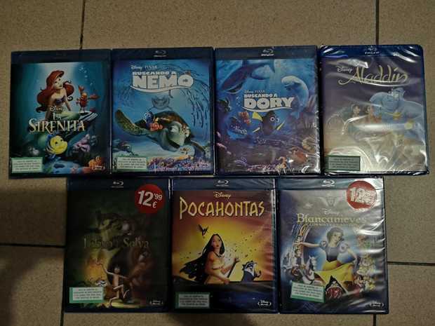 Pesca de Peliculas Disney en el Corte Ingles al 50%