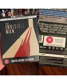El hombre invisible steelbook zavvi idiomas