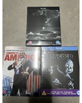 Casper, el faro, el principe de zamunda steelbook zavvi tb recién llegados