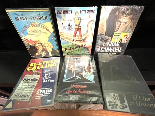 Lote dvd encontrado.......el gran Carnaval steelbook , Laura digibook y otras cositas.....