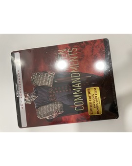 Los 10 mandamientos steelbook 4k americana.