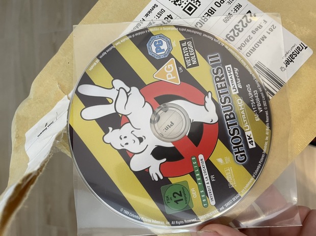 Empiezan a enviar los discos de reemplazo de CAZAFANTASMAS II 4k