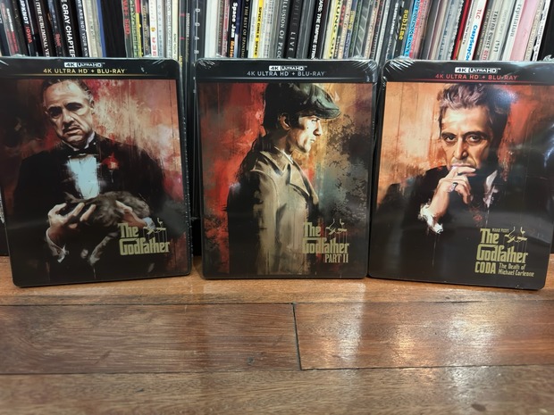 Trilogía el padrino 4k steelbook. 