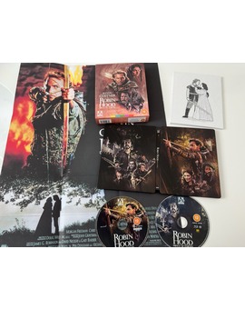 Robin hood: príncipe de los ladrones 4k arrow steelbook 