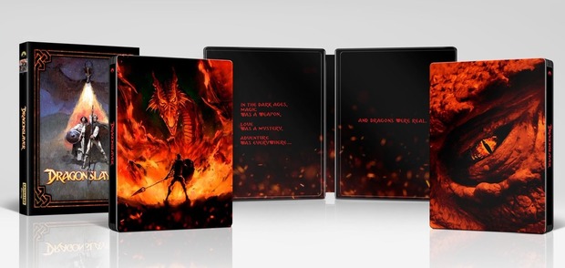 Dragónslayer (el dragón del lago de fuego) steelbook 4k…..divisa haz tu trabajo!!!