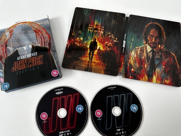 John wick: chapter 4 . Steelbook 4k UK