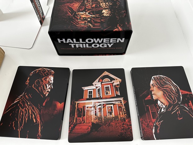 La noche de Halloween trilogía steelbook 4k