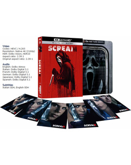 Ed. Italiana coleccionista de Scream VI CON STEELBOOK