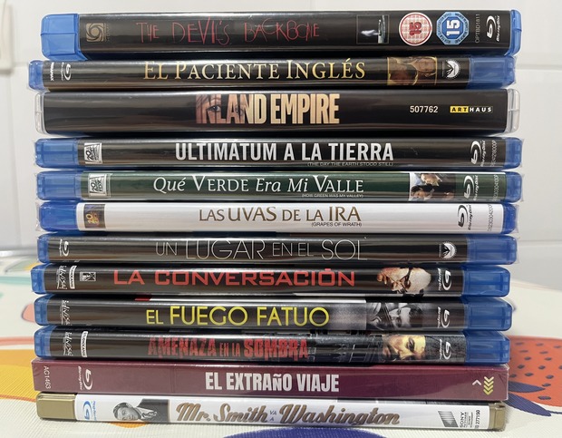 Compras variadas en bluray