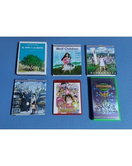 Mi colección de la "filmografía" de Mamoru Hosoda
