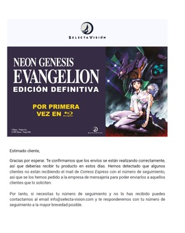 Ya está aquí, ya llegó... el mail, no la edición :/