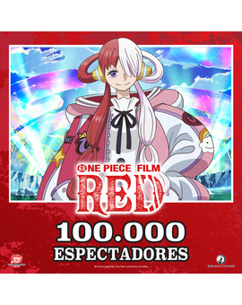 100.000 espectadores One Piece Film Red