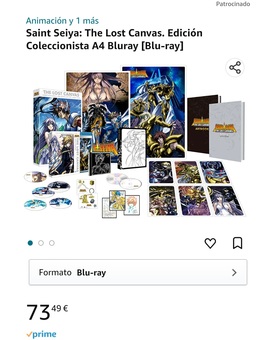Saint Seiya Lost Canvas a 73,49 en Amazon