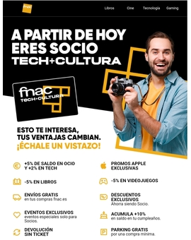 Cambios en las condiciones de socio de fnac.es para el cine