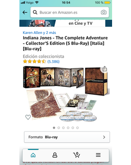 Aviso: Pack Coleccionista Indiana Jones En Blu-ray