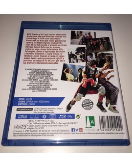 Información para corregir ficha: Las Alucinantes Aventuras de Bill y Ted Blu-ray (Divisa)