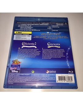 Información para corregir ficha: Pack Cenicienta 2 (2002) y Cenicienta 3 (2007) (Blu-ray) (Disney)