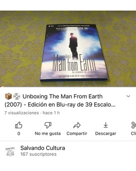 Unboxing The Man From Earth (2007) - Edición Blu-ray de 39 Escalones