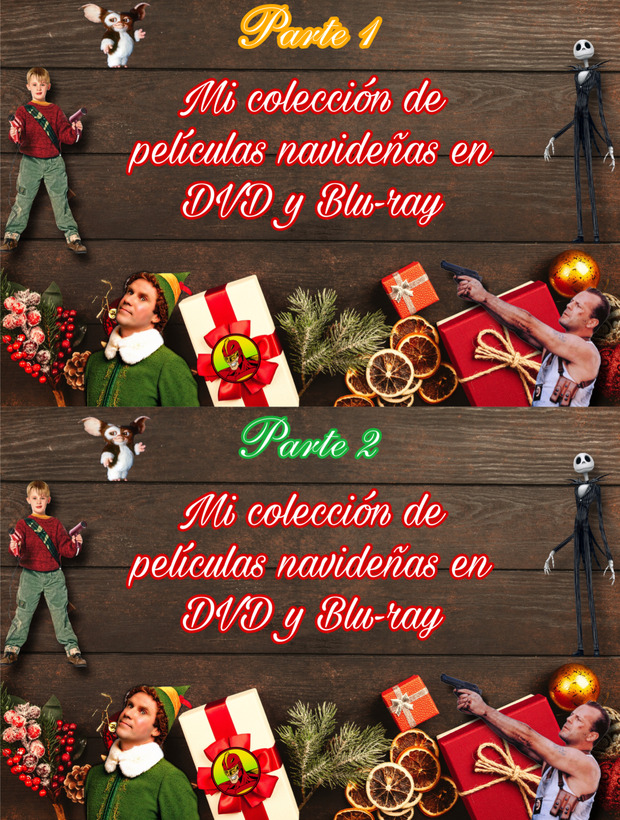 Mi colección de películas navideñas en DVD y Blu-ray - Partes 1 y 2