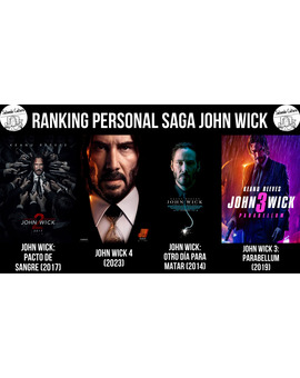 Ranking Personal Saga de John Wick