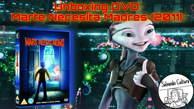 Unboxing DVD Reino Unido de Marte Necesita Madres (2011)