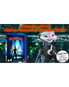 Unboxing DVD Reino Unido de Marte Necesita Madres (2011)