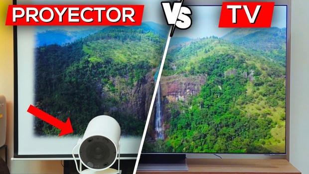 Preferís proyector o televisor?
