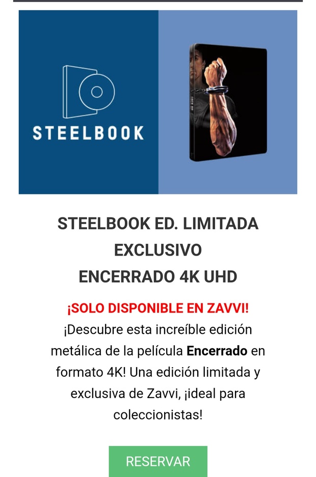 Steelbook Encerrado
