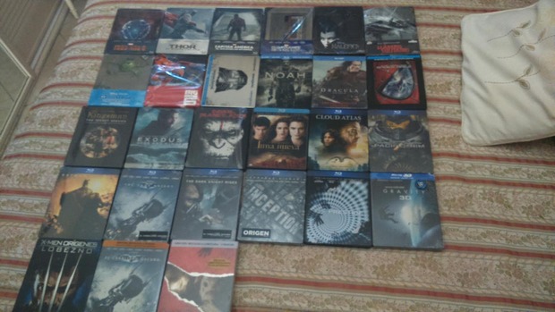 Mis colección de Steelbooks hasta hoy blu-ray + DVD (23/07/2015)