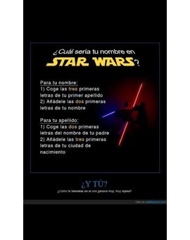 Cuál es tu nombre Star Wars