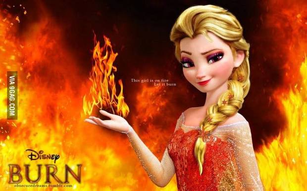 PARODIA: FROZEN EN FUEGO, AGUA Y TIERRA