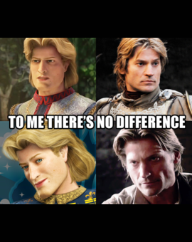 Parecidos Razonables: Principe Encantador & Jaime Lannister