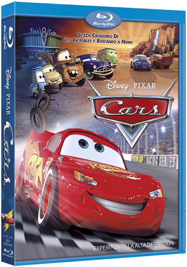 ¿Dónde puedo encontrar 'Cars' en BluRay con funda (slipcover)?