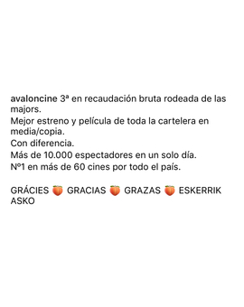 "Alcarrás" tercera en taquilla ayer, lo peta