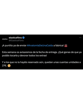 "Anatomía de una caída" entra en fabricación