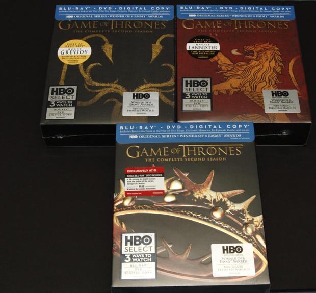 Unboxing de la edición USA de Juego de Tronos (segunda temporada)