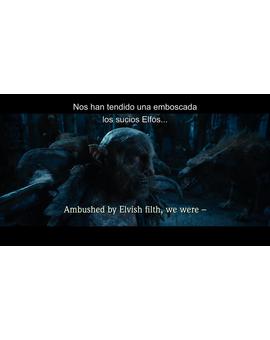 Así es como se ven los subtítulos en El Hobbit...