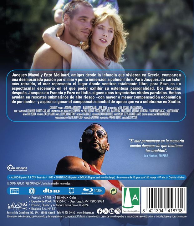 El gran azul (Divisa): ¿Llevará versión de cine?