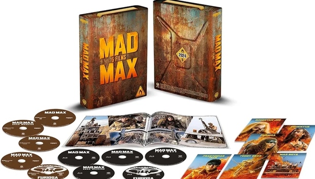 Mad Max saga (5 títulos) 4k Steelbook ed. lata gasolina