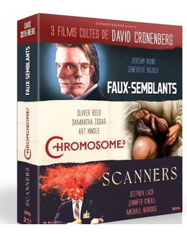3 films de culto: David Cronenberg (Blu-ray, ed. francesa)
