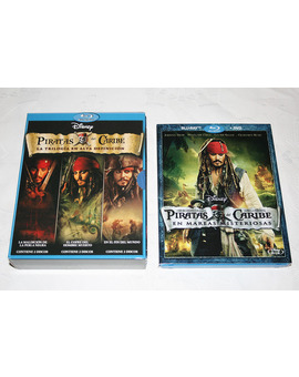 Colección Piratas del Caribe Bluray
