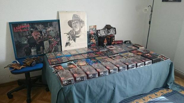 Mi coleccion de freddy krueger hasta la fecha !!