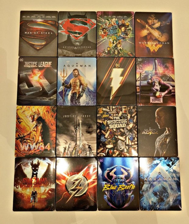 Colección de steelbooks DCEU #1