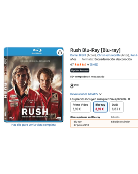 RUSH (mala calidad portada)