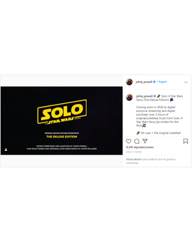  Anunciada  banda sonora edición deluxe de SOLO Una Historia de Star Wars