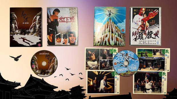 Foto de dos películas con disco dentro